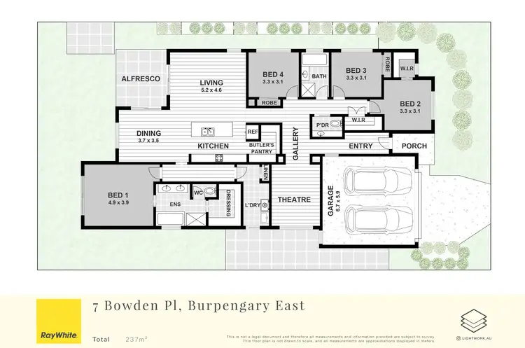 Floorplan of Homely house listing, 7 Bowden Place, Burpengary East QLD 4505