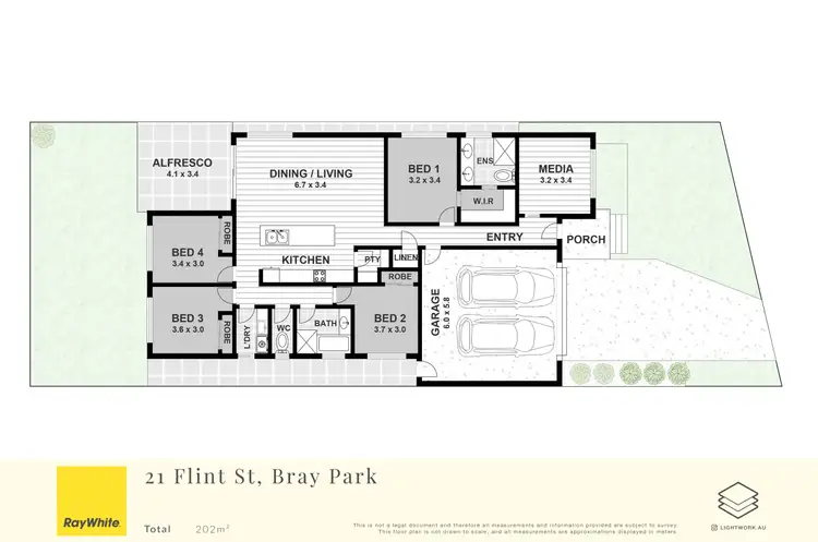 Floorplan of Homely house listing, 21 Flint Street, Bray Park QLD 4500