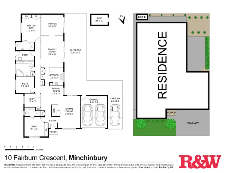 Floorplan of Homely house listing, 10 Fairburn Crescent, Minchinbury NSW 2770