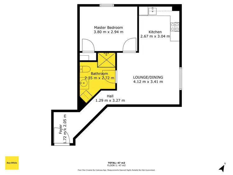 Floorplan of Homely apartment listing, 3013/255 Ann Street, Brisbane City QLD 4000