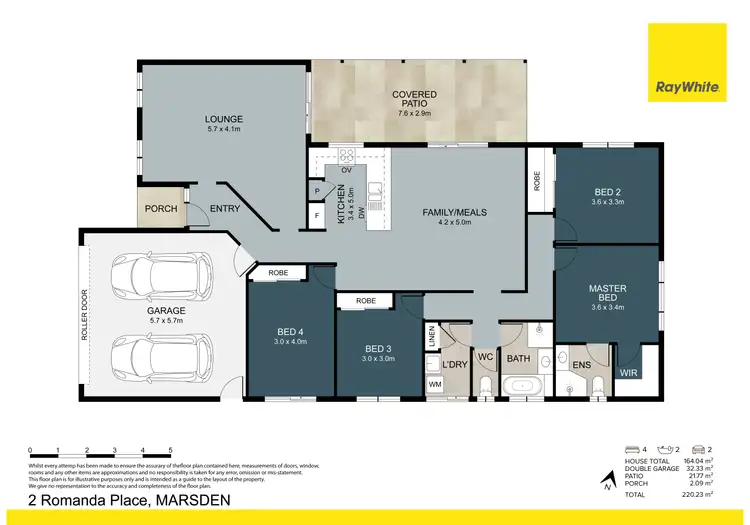 Floorplan of Homely house listing, 2 Romanda Place, Marsden QLD 4132