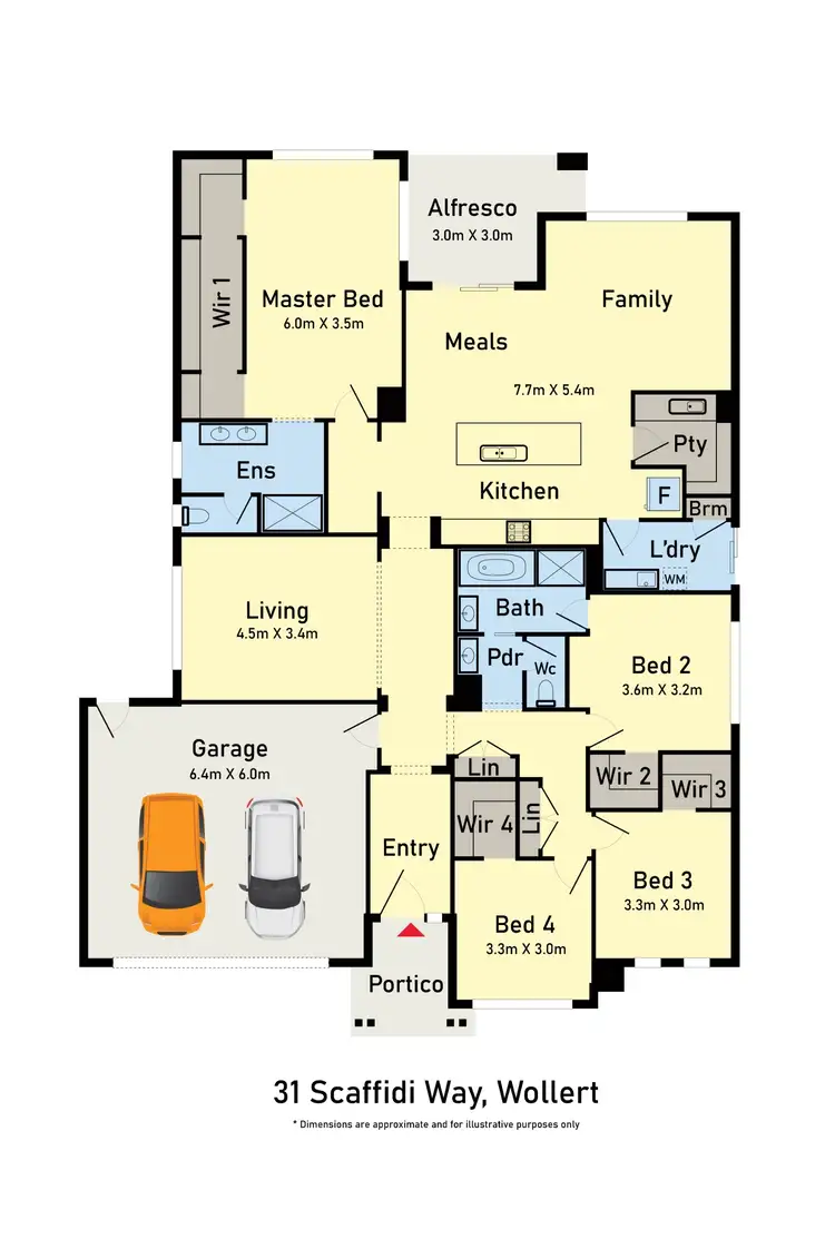 Floorplan of Homely house listing, 31 Scaffidi Way, Wollert VIC 3750