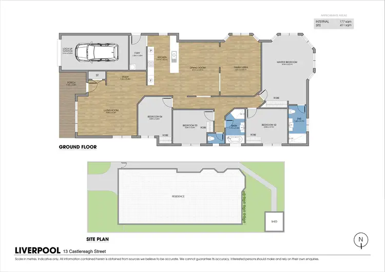 Floorplan of Homely house listing, 13 Castlereagh Street, Liverpool NSW 2170
