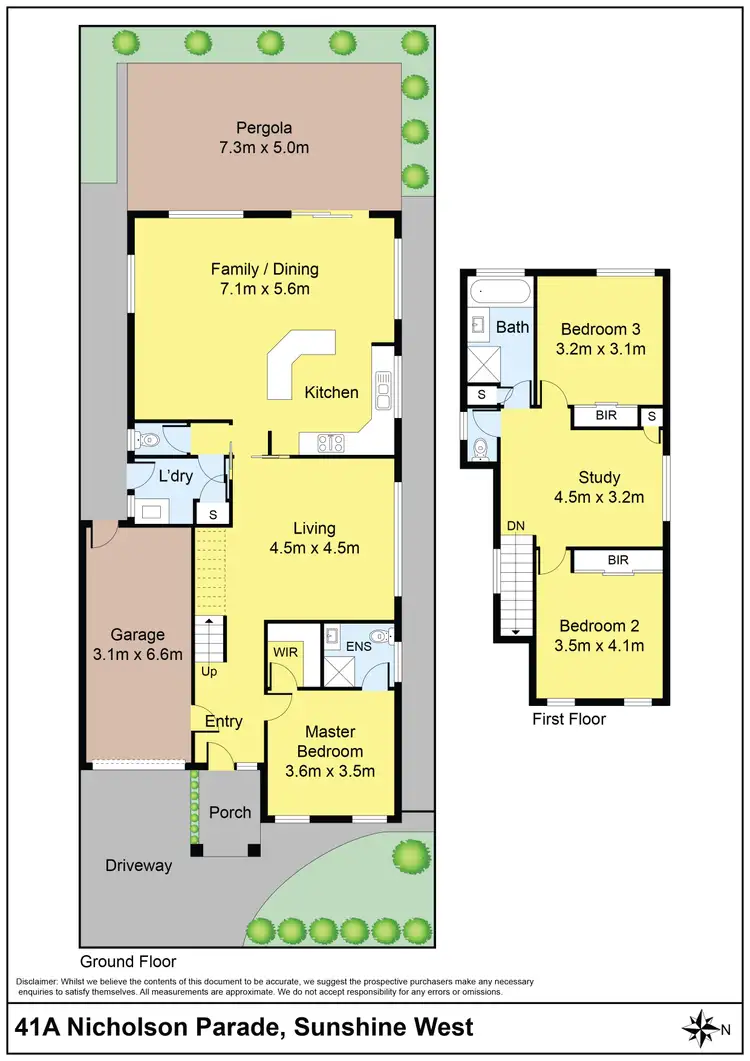 Floorplan of Homely house listing, 41A Nicholson Parade, Sunshine West VIC 3020