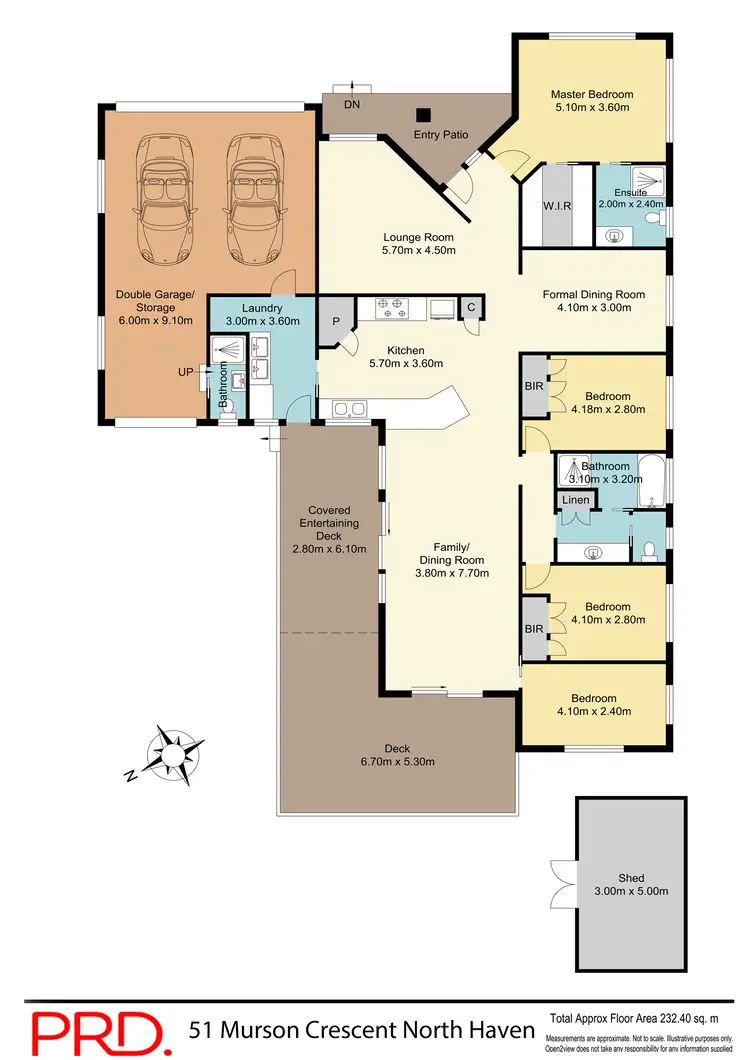 Floorplan of Homely house listing, 51 Murson Crescent, North Haven NSW 2443