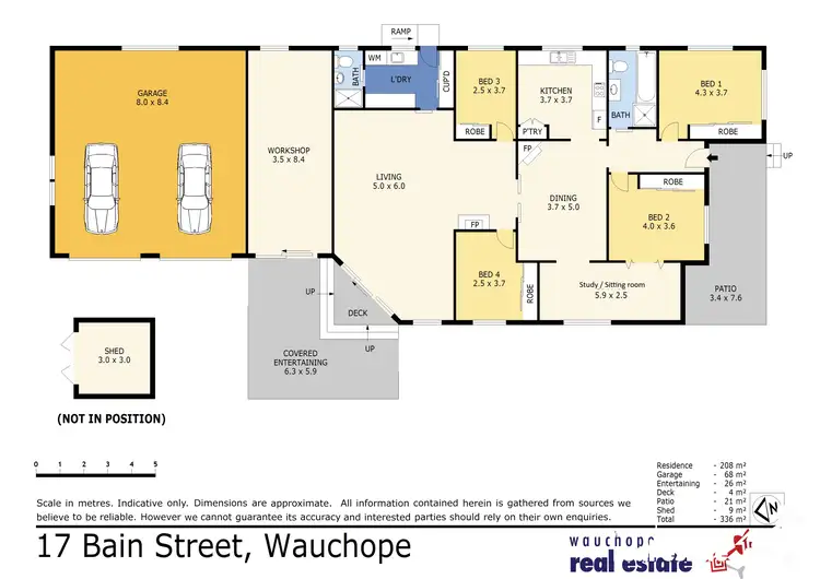Floorplan of Homely house listing, 17 Bain Street, Wauchope NSW 2446