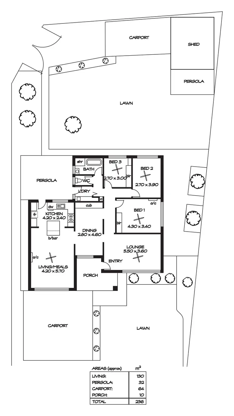 Floorplan of Homely house listing, 49 Salisbury Avenue, Valley View SA 5093
