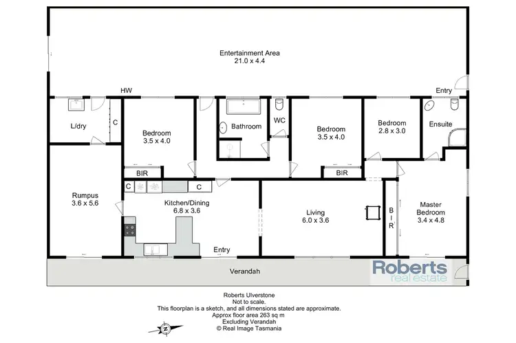 Floorplan of Homely house listing, 282 Dial Road, Penguin TAS 7316