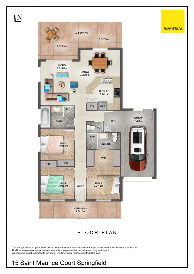 Floorplan of Homely house listing, 15 Saint Maurice Court, Springfield QLD 4300