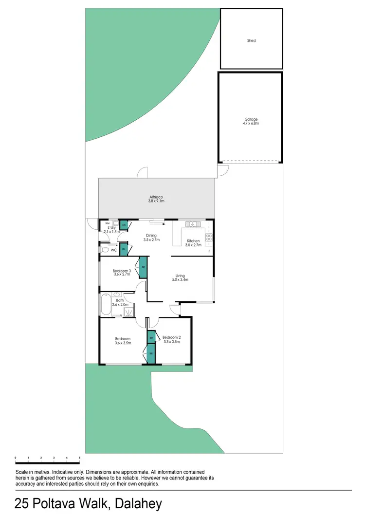 Floorplan of Homely house listing, 25 Poltava Walk, Delahey VIC 3037