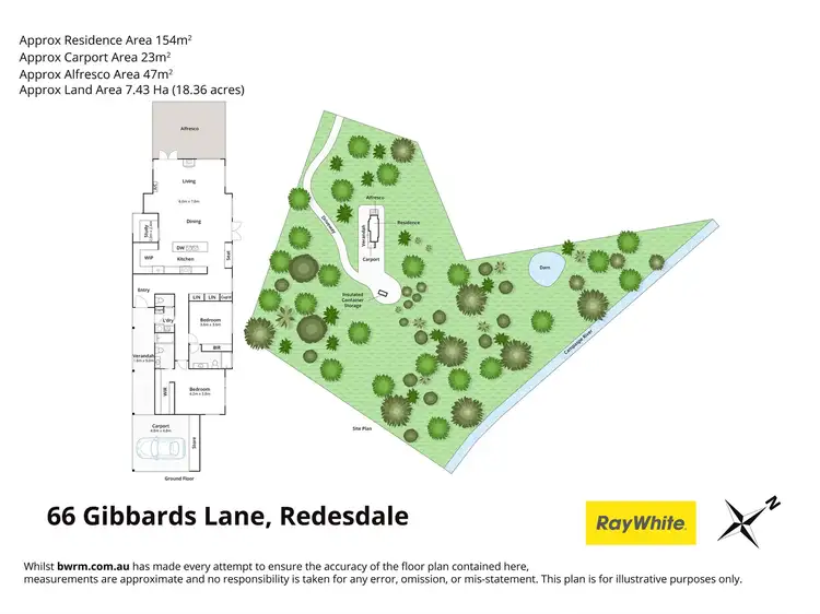 Floorplan of Homely house listing, 66 Gibbards Lane, Redesdale VIC 3444