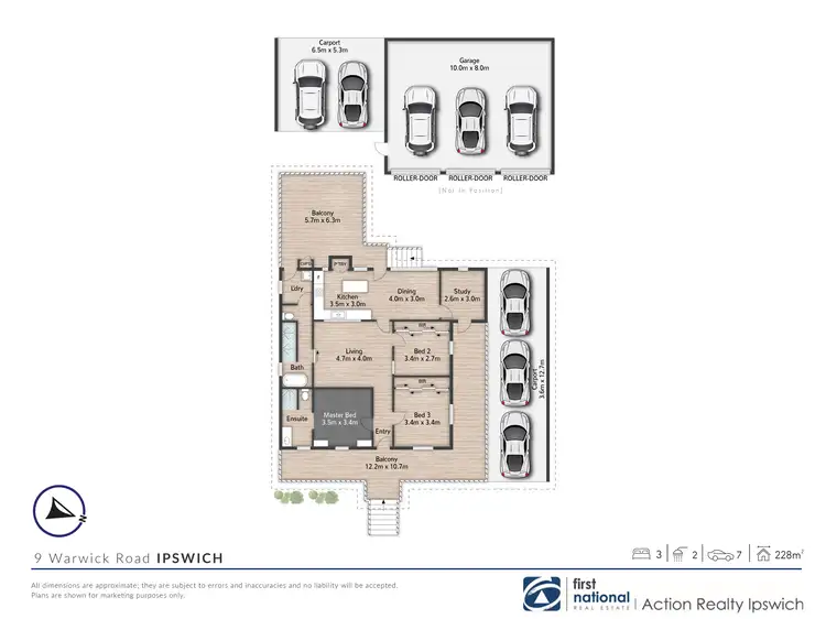 Floorplan of Homely house listing, 9 Warwick Road, Ipswich QLD 4305