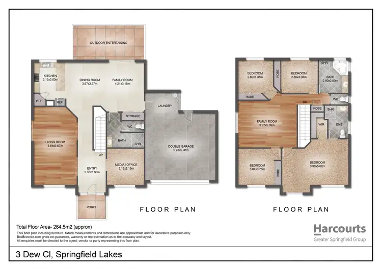 Floorplan of Homely house listing, 3 Dew Close, Springfield Lakes QLD 4300