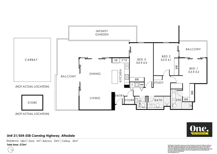 Floorplan of Homely apartment listing, 31/554 Canning Highway, Attadale WA 6156