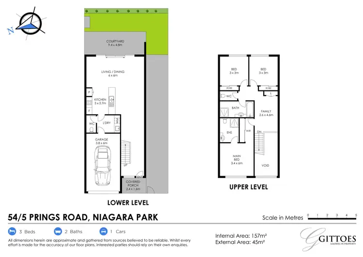 Floorplan of Homely townhouse listing, 54/5 Prings Road, Niagara Park NSW 2250
