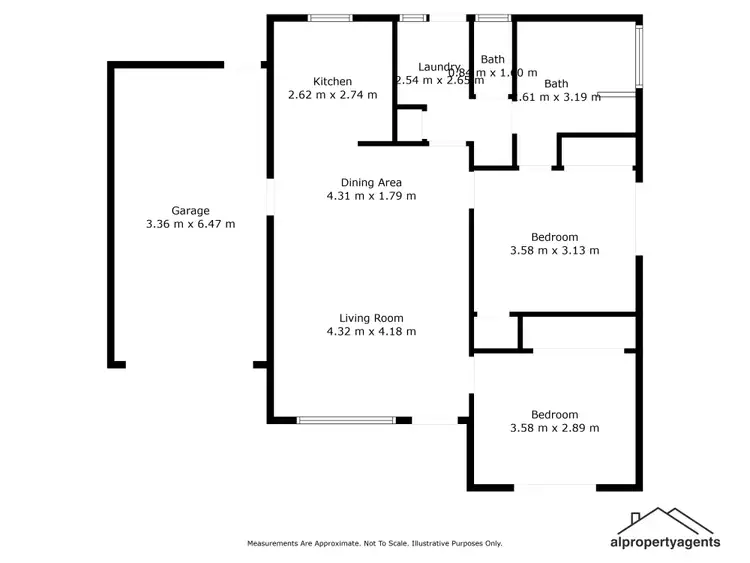 Floorplan of Homely house listing, 2/51 Natimuk Road, Horsham VIC 3400
