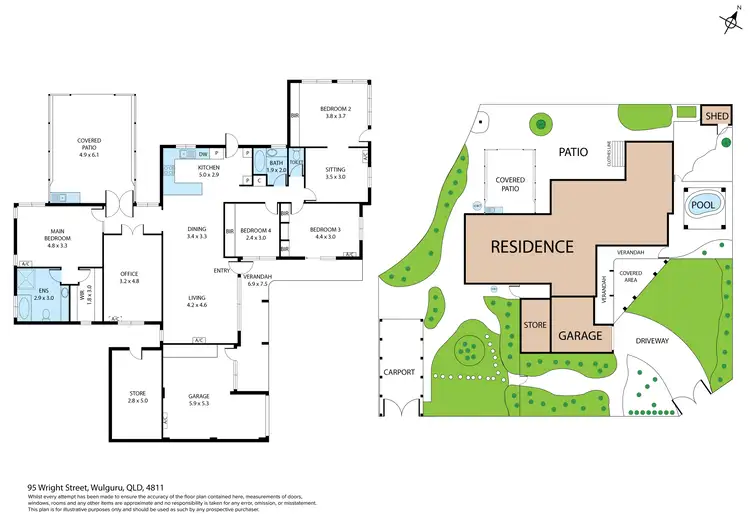 Floorplan of Homely house listing, 95 Wright Street, Wulguru QLD 4811
