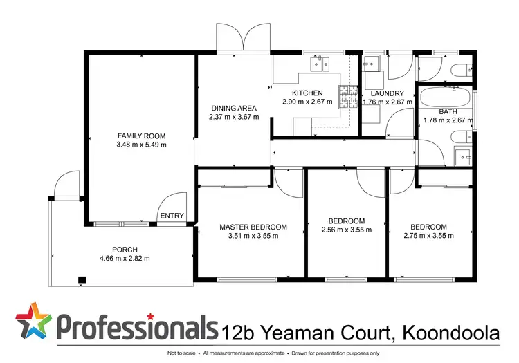 Floorplan of Homely house listing, 12B Yeaman Court, Koondoola WA 6064