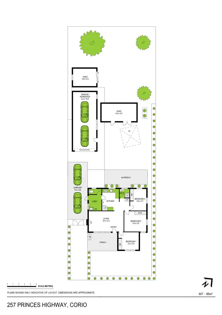 Floorplan of Homely house listing, 257 Princes Highway, Corio VIC 3214