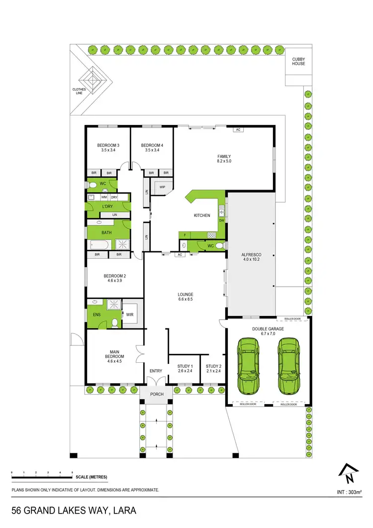 Floorplan of Homely house listing, 56 Grand Lakes Way, Lara VIC 3212