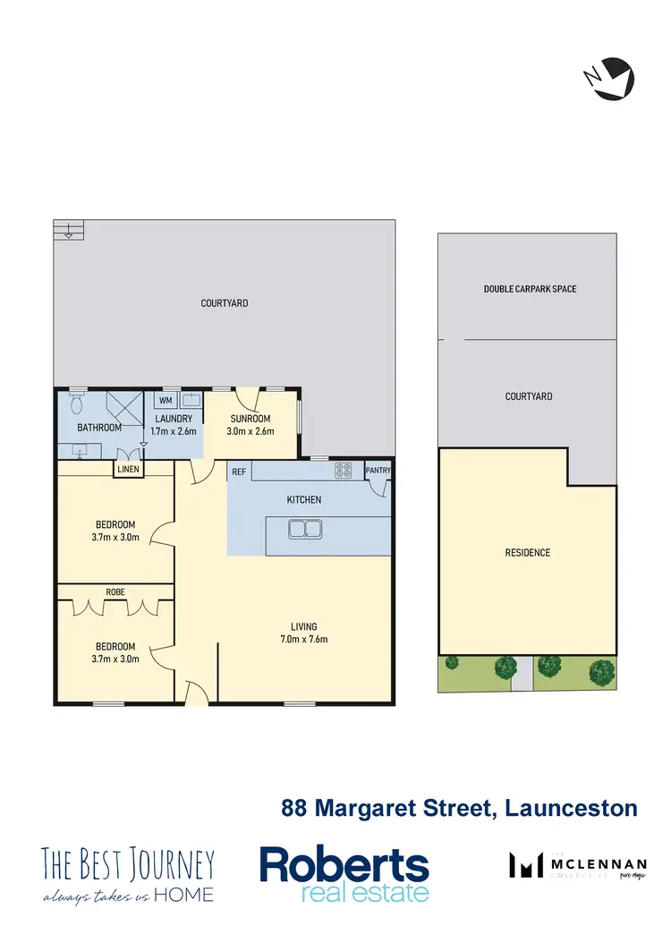 Floorplan of Homely house listing, 88 Margaret St, Launceston TAS 7250