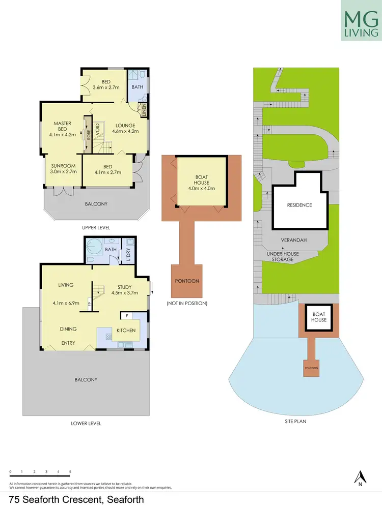 Floorplan of Homely house listing, 75 Seaforth Crescent, Seaforth NSW 2092
