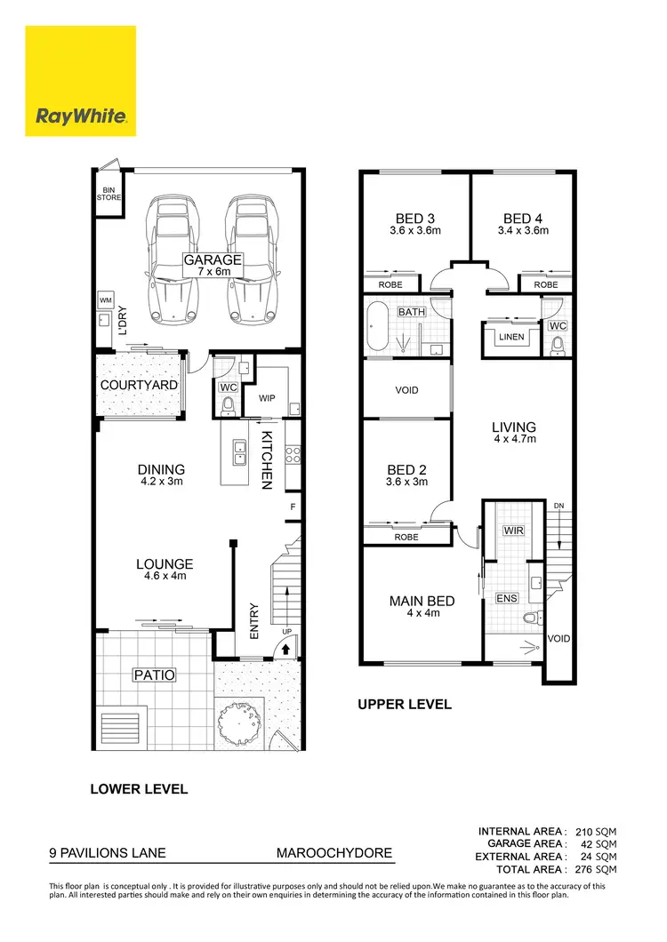 Floorplan of Homely house listing, 9 Pavilions Lane, Maroochydore QLD 4558