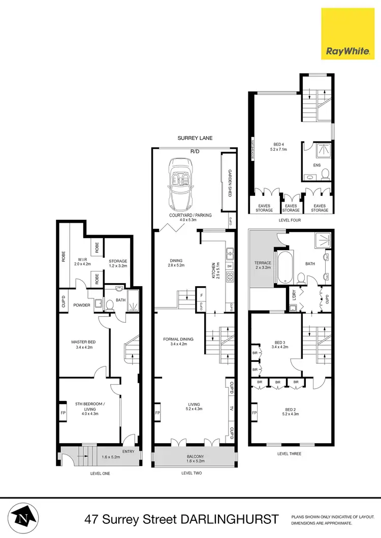 Floorplan of Homely house listing, 47 Surrey Street, Darlinghurst NSW 2010