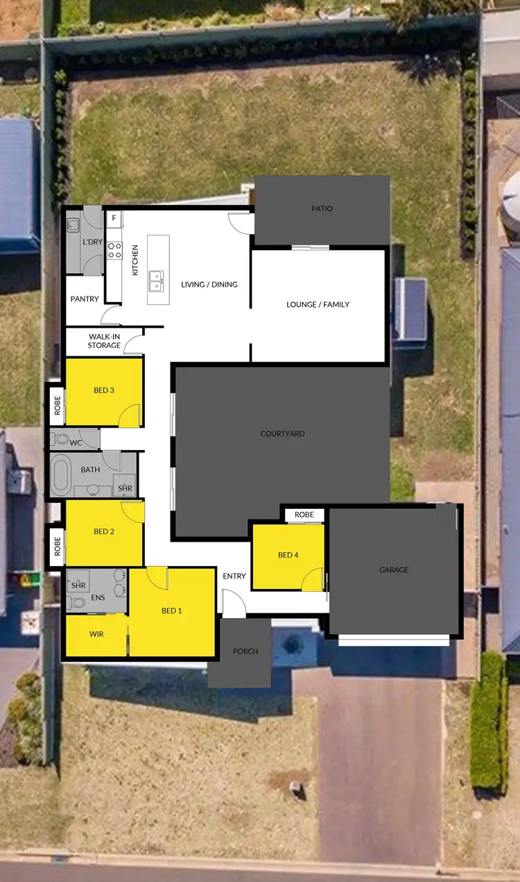 Floorplan of Homely house listing, 8 Waldorf Place, Dubbo NSW 2830