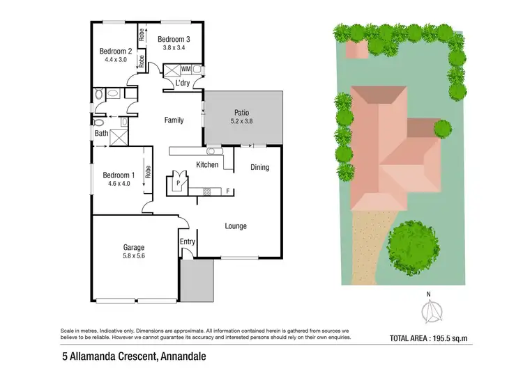 Floorplan of Homely house listing, 5 Allamanda Crescent, Annandale QLD 4814