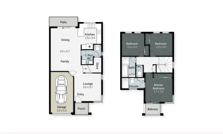 Floorplan of Homely house listing, 27/19 Harrow Place, Arundel QLD 4214