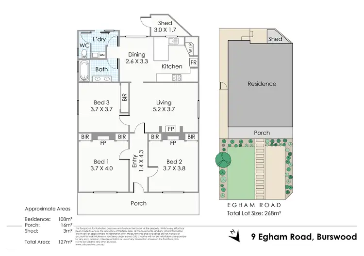 Floorplan of Homely house listing, 9 Egham Road, Burswood WA 6100