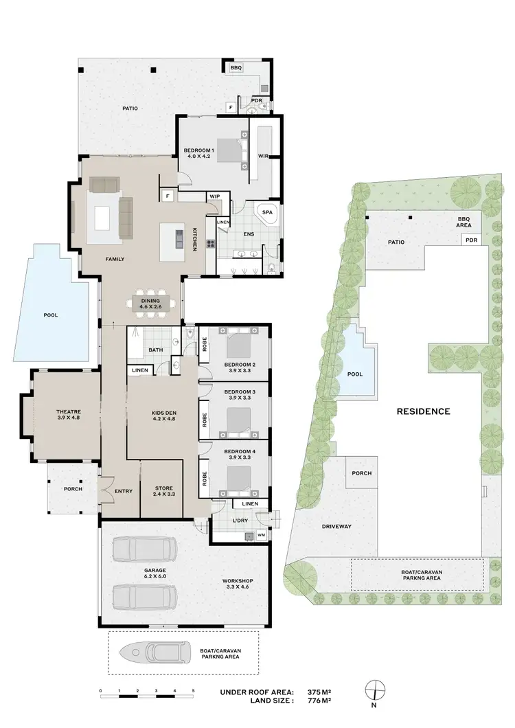 Floorplan of Homely house listing, 4 Edgewater Court, Idalia QLD 4811