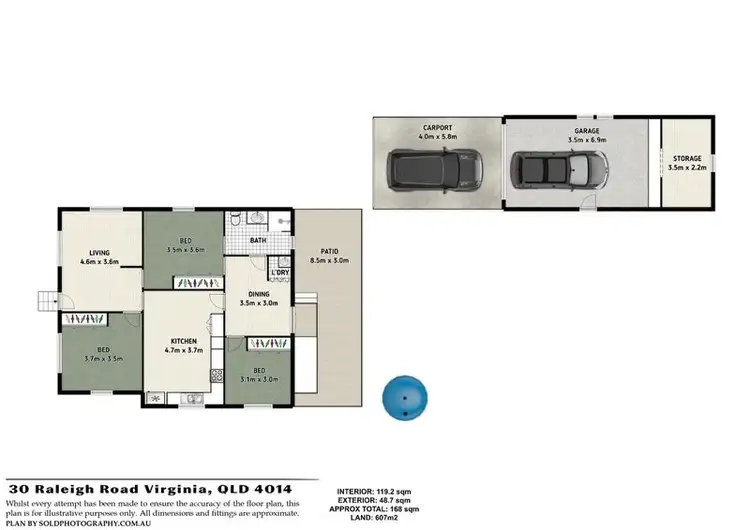 Floorplan of Homely house listing, 30 Raleigh St, Virginia QLD 4014