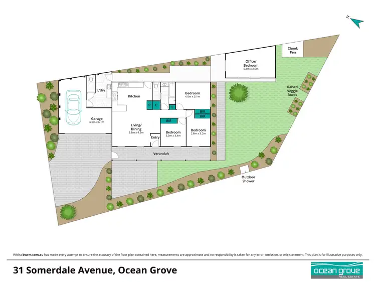 Floorplan of Homely house listing, 31 Somerdale Avenue, Ocean Grove VIC 3226
