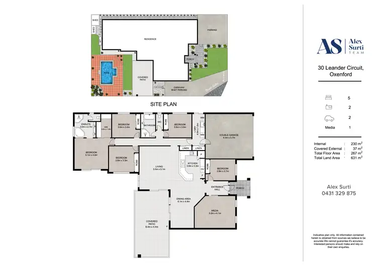 Floorplan of Homely house listing, 30 Leander Circuit, Oxenford QLD 4210