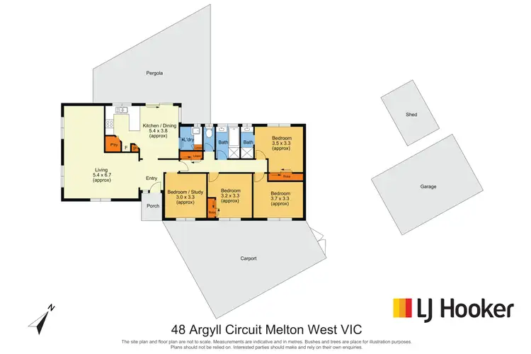 Floorplan of Homely house listing, 48 Argyll Circuit, Melton West VIC 3337