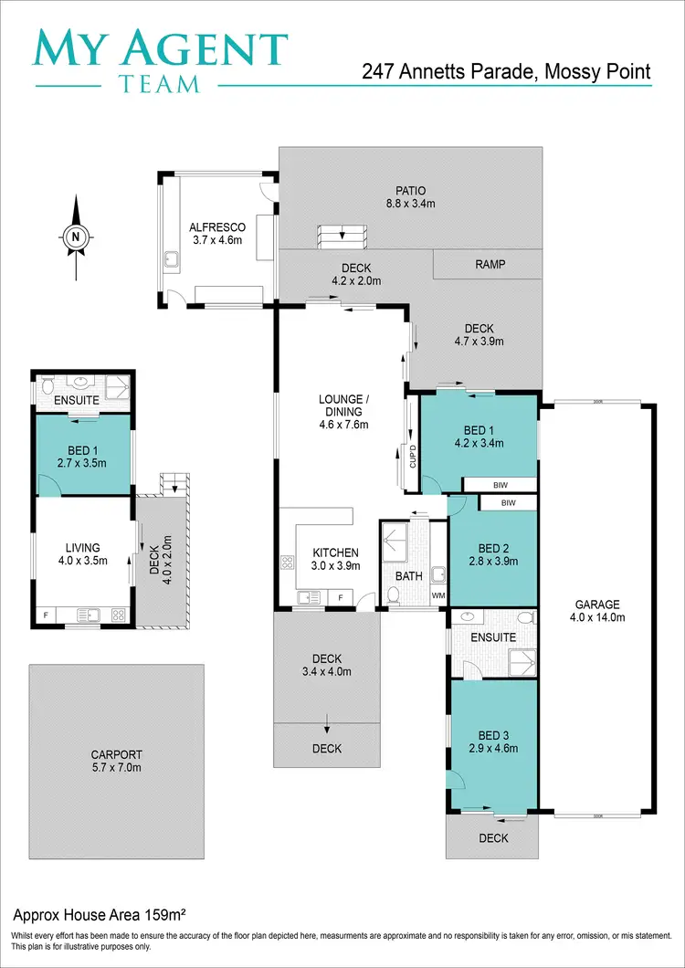 Floorplan of Homely house listing, 247 Annetts Parade, Mossy Point NSW 2537
