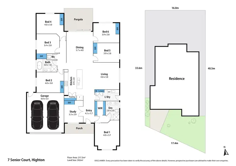 Floorplan of Homely house listing, 7 Senior Court, Highton VIC 3216
