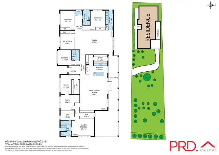 Floorplan of Homely house listing, 6 Gardners Lane, Snake Valley VIC 3351