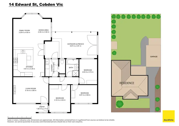 Floorplan of Homely house listing, 14 Edward Street, Cobden VIC 3266