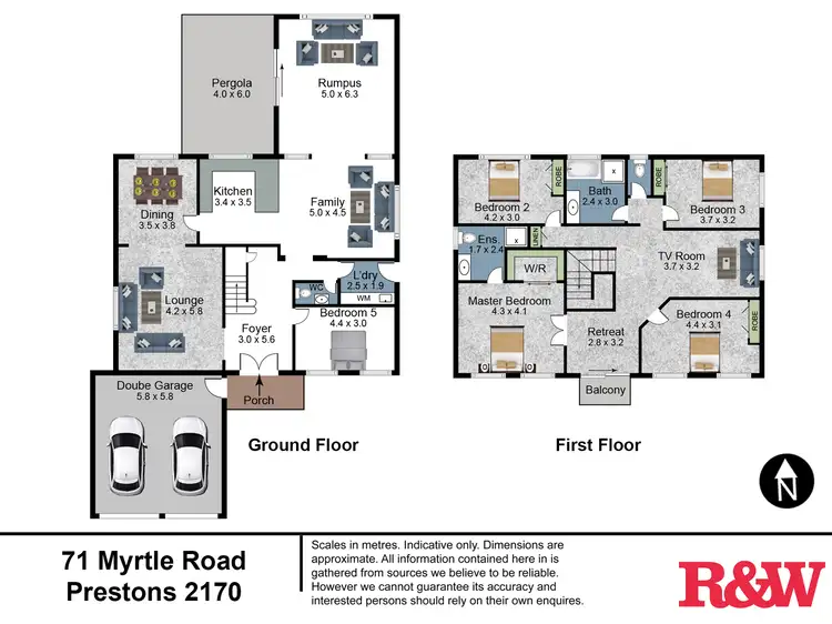 Floorplan of Homely house listing, 71 Myrtle Street, Prestons NSW 2170