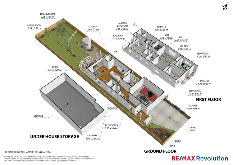 Floorplan of Homely house listing, 41 Warilda Street, Camp Hill QLD 4152
