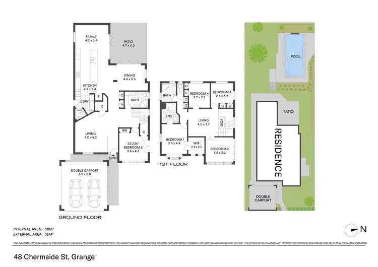 Floorplan of Homely house listing, 48 Chermside Street, Grange QLD 4051
