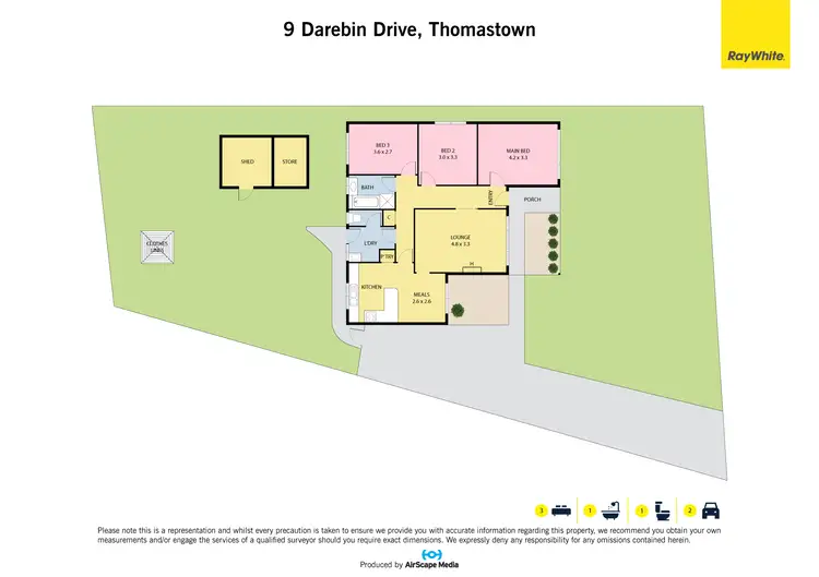 Floorplan of Homely house listing, 9 Darebin Drive, Thomastown VIC 3074