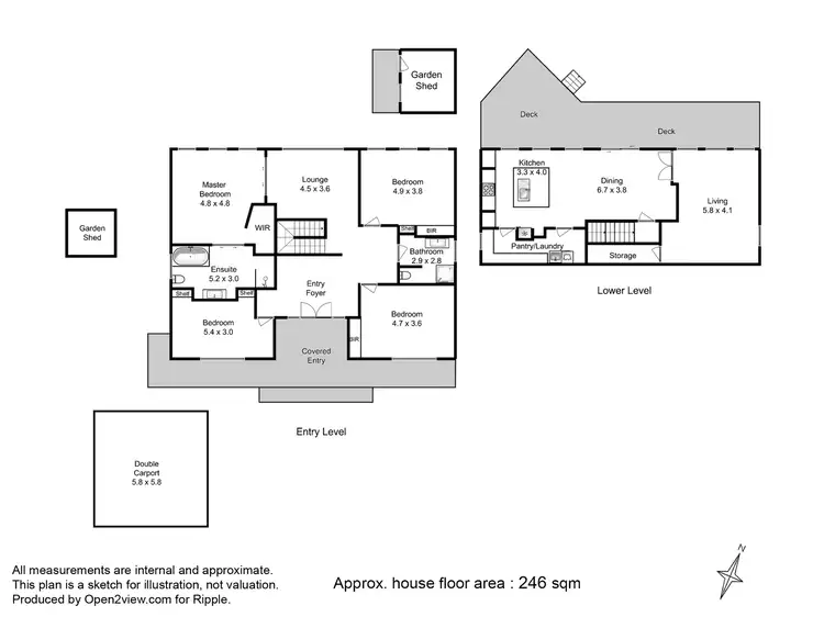 Floorplan of Homely house listing, 22 Oxleys Road, Kettering TAS 7155