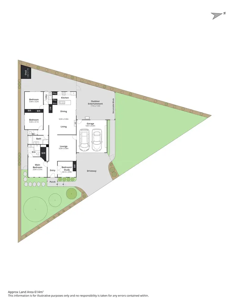 Floorplan of Homely house listing, 6 Garvey Court, Highton VIC 3216