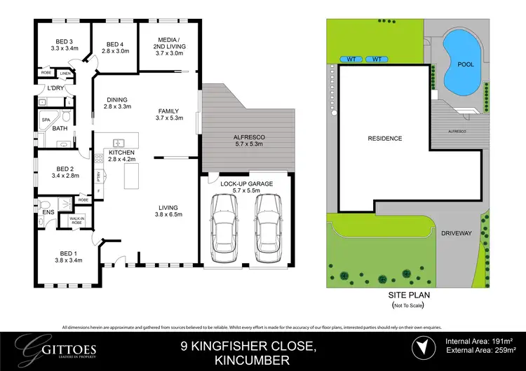 Floorplan of Homely house listing, 9 Kingfisher Close, Kincumber NSW 2251