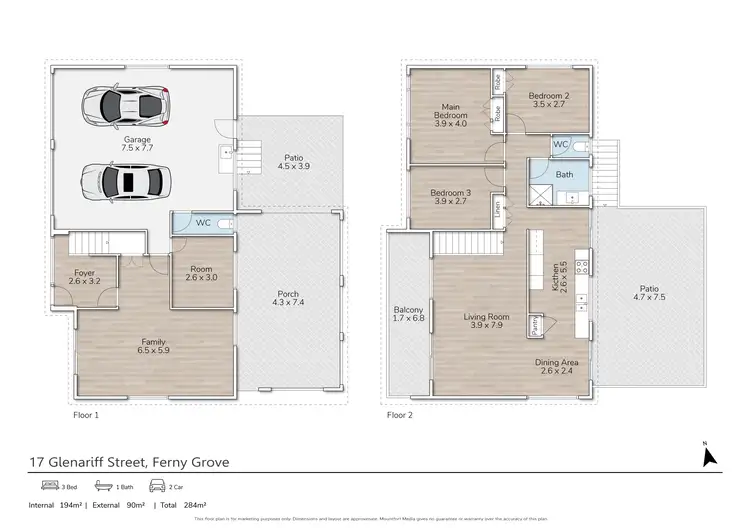 Floorplan of Homely house listing, 17 Glenariff Street, Ferny Grove QLD 4055