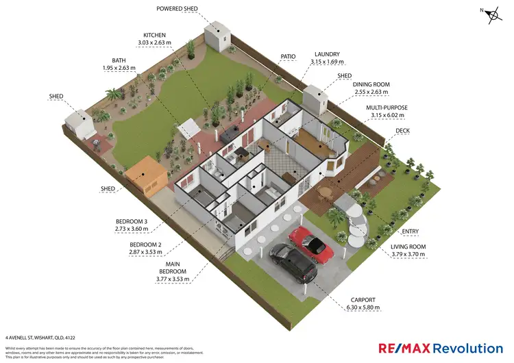 Floorplan of Homely house listing, 4 Avenell Street, Wishart QLD 4122